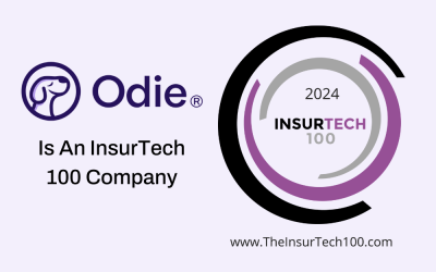 Odie Pet Insurance Recognized As An Insurtech 100 Company